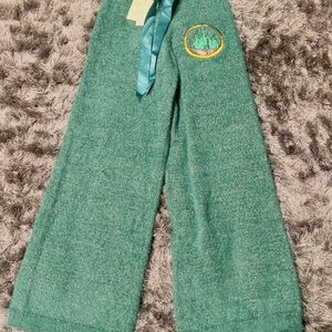 Wicked x Katie Kime Pearl Knit Emerald Wide Leg Pants